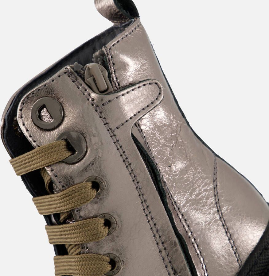 Shoesme Veterboots metallic Leer