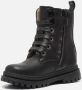 Shoesme Nt21w005 Veterboots Laarzen Met Veters Meisjes Kids Zwart - Thumbnail 7
