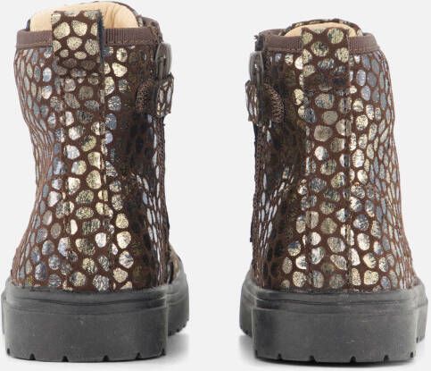 Shoesme Veterboots zwart Leer