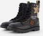 Shoesme TA23W100 tank boots zwart combi - Thumbnail 3