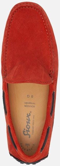 Sioux Callimo mocassins oranje Suede