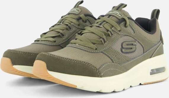 Skechers Air Court Sneakers groen Textiel
