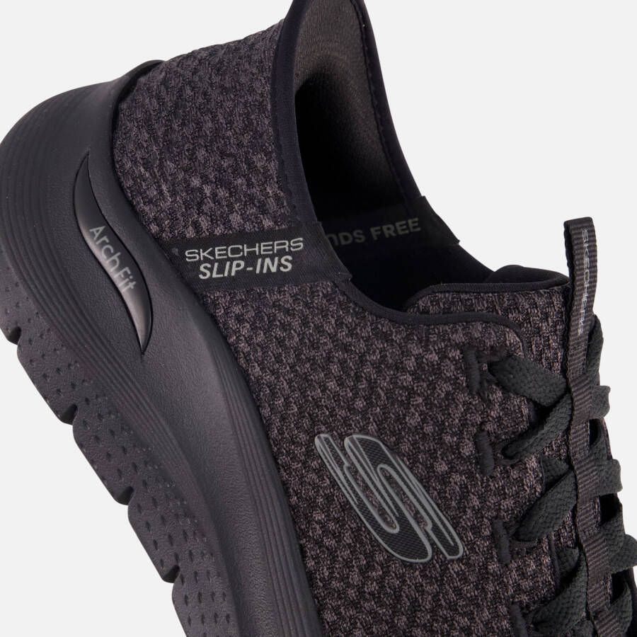 Skechers Arch Fit 2.0 Slip-ins zwart Textiel