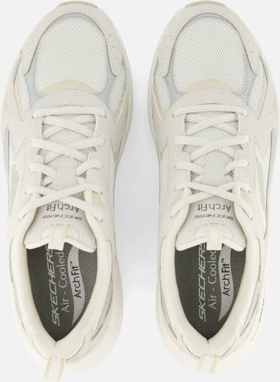 Skechers Arch Fit 2.0 Sneakers beige Textiel