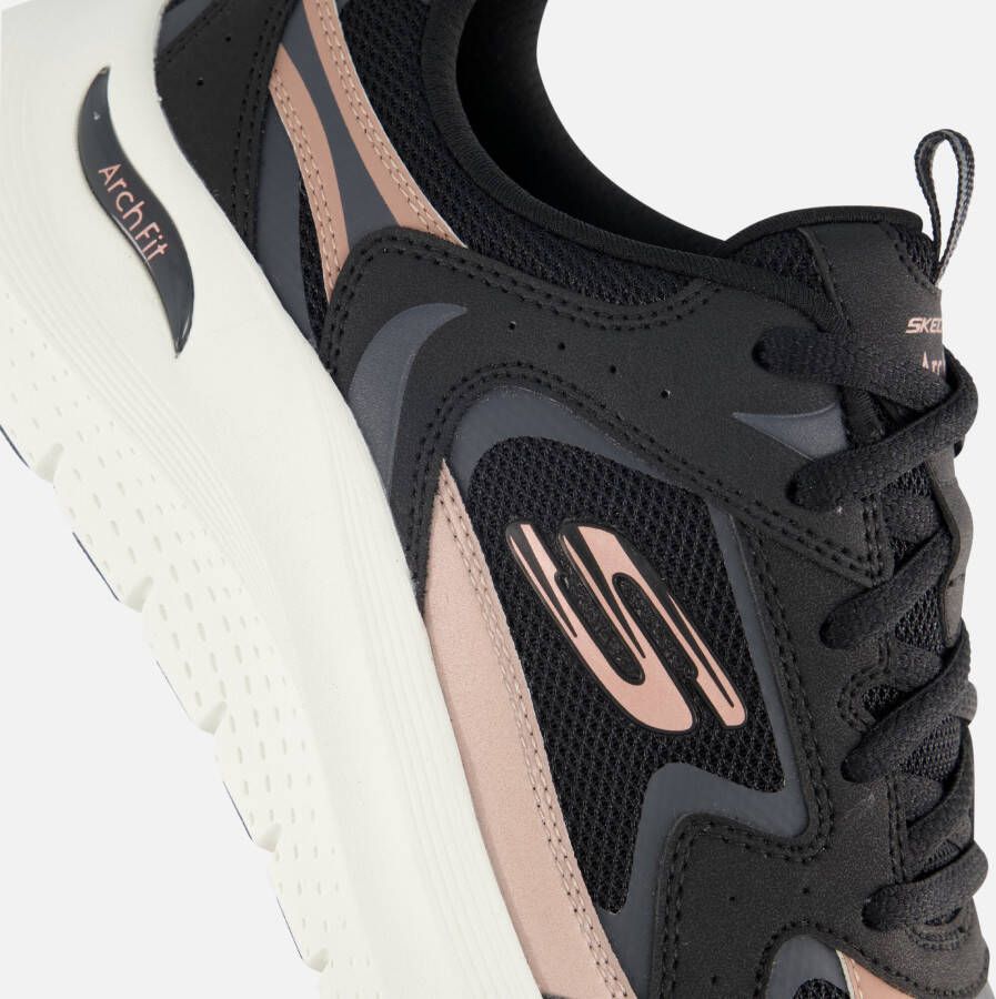 Skechers Arch Fit 2.0 Sneakers zwart Textiel