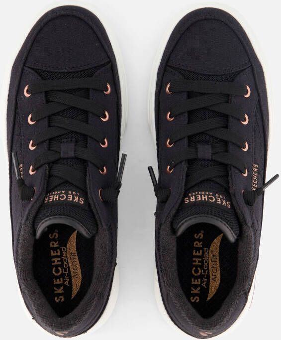 Skechers Arch Fit Arcade Sneakers zwart Canvas