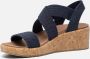 Skechers Arch Fit Beverlee Love Stay Dames Sandalen Navy Blue - Thumbnail 6