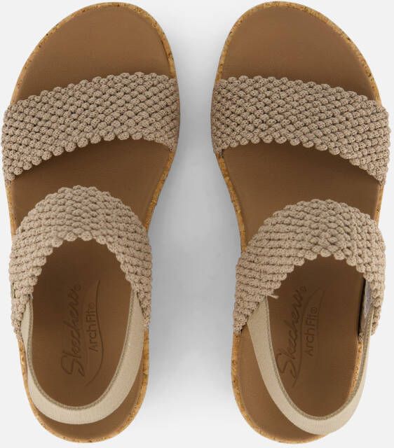 Skechers Arch Fit Beverlee Sandalen taupe