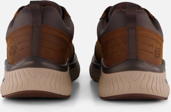 Skechers Arch Fit Crosser Sneakers bruin Leer