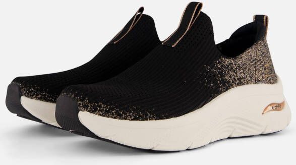 Skechers Arch Fit D'Lux Slip-On Sneakers zwart