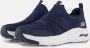 Skechers Arch Fit Modern Rhythm Dames Instappers Donkerblauw - Thumbnail 3