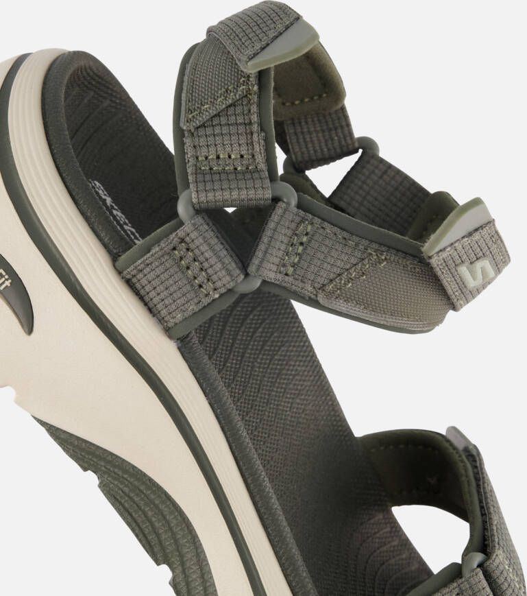 Skechers Arch Fit Sandalen groen Textiel