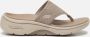 Skechers Go Walk Arch Fit 2.0 Zandal Dames Sandalen Taupe - Thumbnail 6