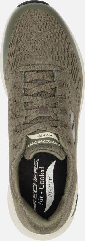 Skechers Arch Fit sneakers groen Textiel