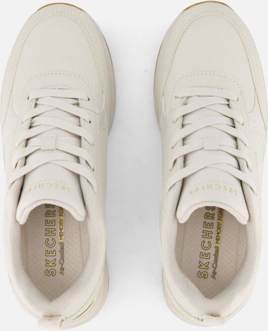 Skechers Billion 2 Fine Shine Wedge Sneakers beige