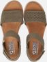 Skechers Bobs Desert Kiss Sandalen groen Textiel - Thumbnail 7