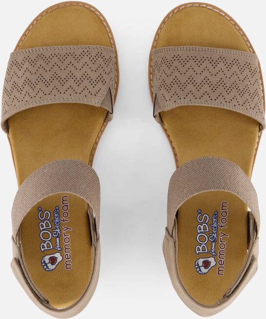 Skechers Bobs Desert Kiss Sandalen taupe