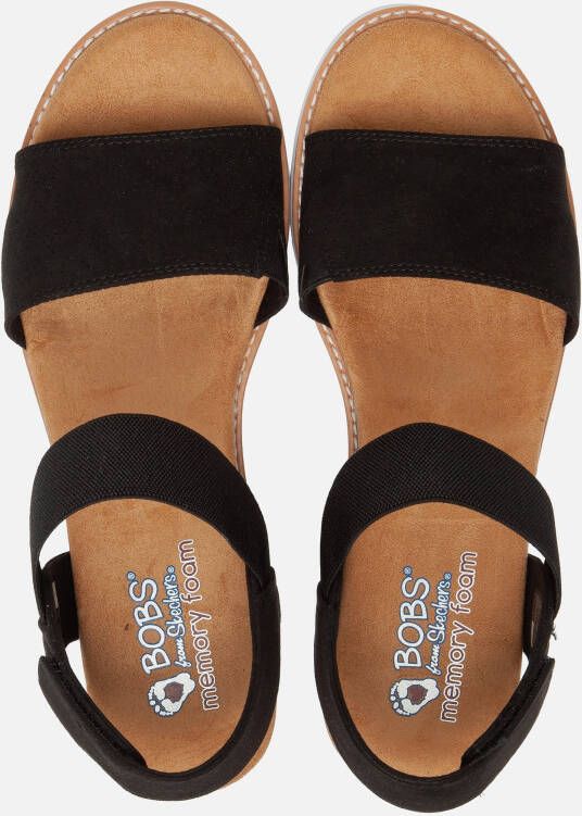 Skechers Bobs Desert Kiss Sandalen zwart