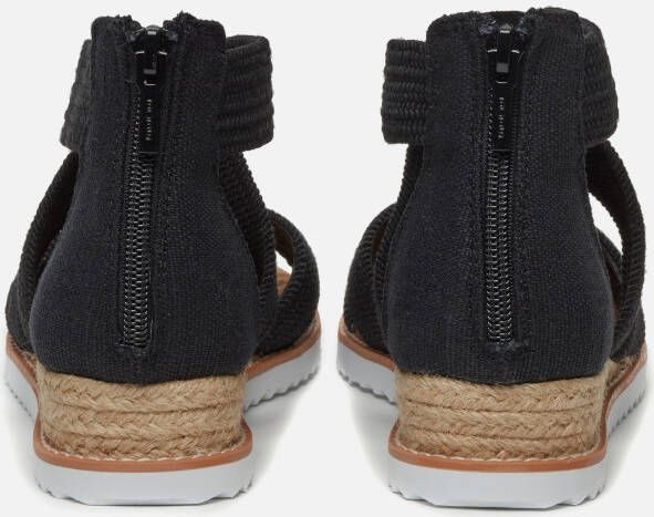 Skechers Bobs Desert Kiss Stretch Sandalen zwart