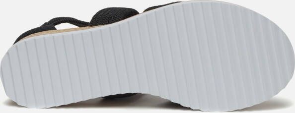 Skechers Bobs Desert Kiss Stretch Sandalen zwart