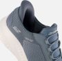 Skechers Slip-ins Bobs Sport Squad Chaos sneakers Blauw Extra comfort Memory Foam - Thumbnail 8