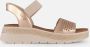 Skechers Slip-ins Bobs Sun Ray Step Aside Dames Sandalen Goud - Thumbnail 7