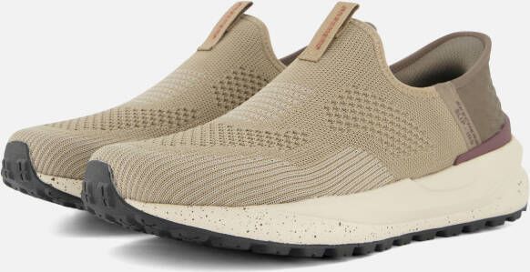 Skechers Bogdin Sneakers taupe Textiel