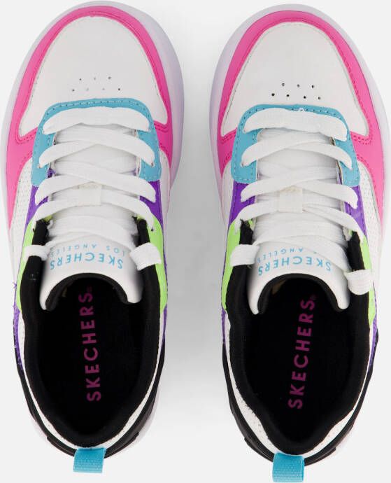 Skechers Court High Color Crush Sneakers wit