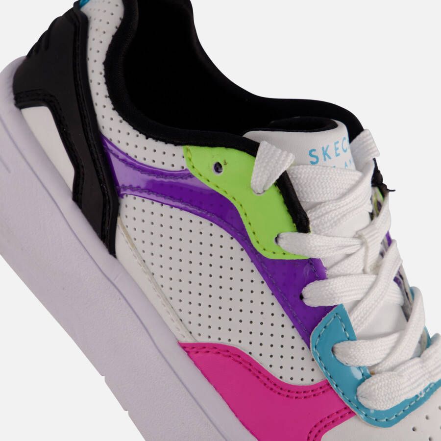 Skechers Court High Color Crush Sneakers wit