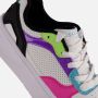Skechers Court High sneakers wit roze zwart Meisjes Imitatieleer Meerkleurig 30 - Thumbnail 9