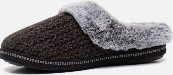 Skechers Cozy Campfire pantoffels zwart Textiel