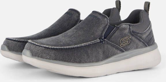 Skechers Delson 2.0 Instappers blauw Textiel