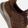 Skechers Delson 3.0 Ezra Sneakers bruin Leer - Thumbnail 7