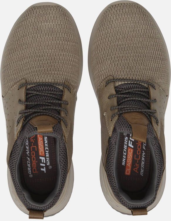 Skechers Delson Camber Sneakers taupe Synthetisch