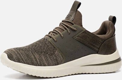 Skechers Delson sneakers groen Canvas