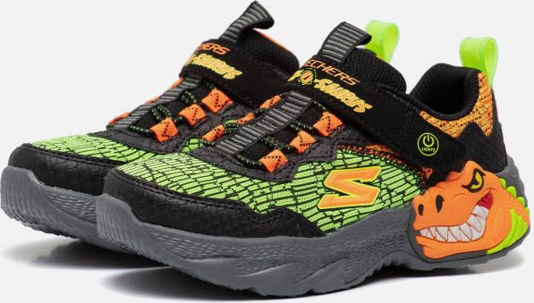 Skechers Dino Lights Sneakers zwart Synthetisch