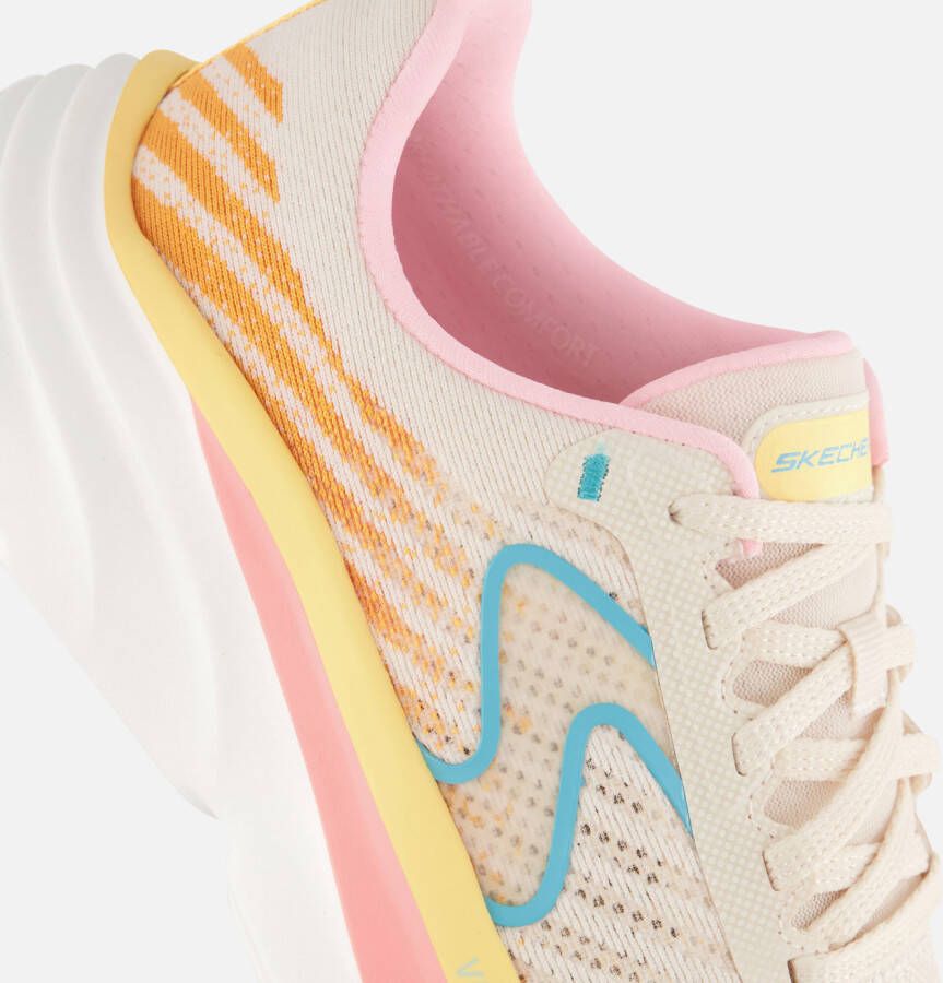 Skechers D'Lux Vapor Sneakers wit Synthetisch
