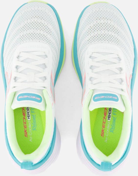 Skechers D'Lux Vapor Sneakers wit Synthetisch