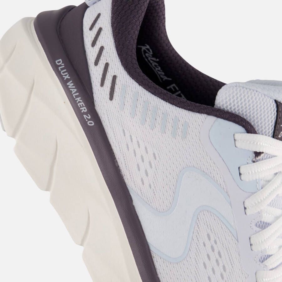 Skechers D'Lux Walker Sneakers wit Synthetisch