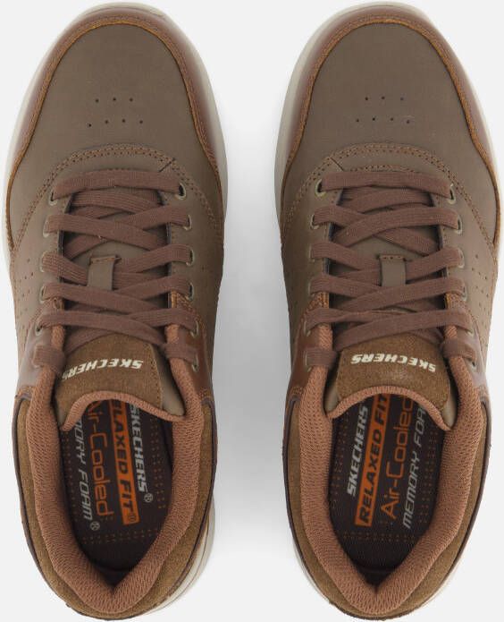 Skechers Elent- Velago Sneakers bruin Leer