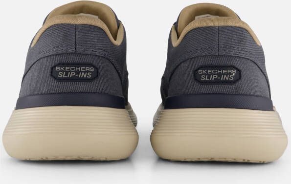 Skechers Garza Clive Instappers blauw Textiel