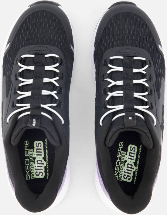 Skechers glide step vista lane slip ins zwart