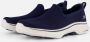 Skechers Go Walk 7 Ivy Dames Instappers Donkerblauw Wit - Thumbnail 4