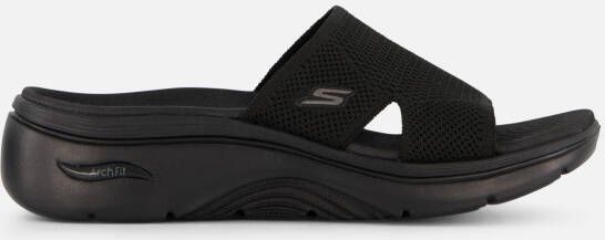 Skechers Go Walk Arch Fit 2.0 Slippers zwart