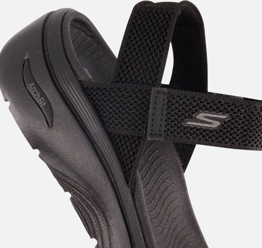 Skechers Go Walk Arch Fit Sandalen zwart Textiel