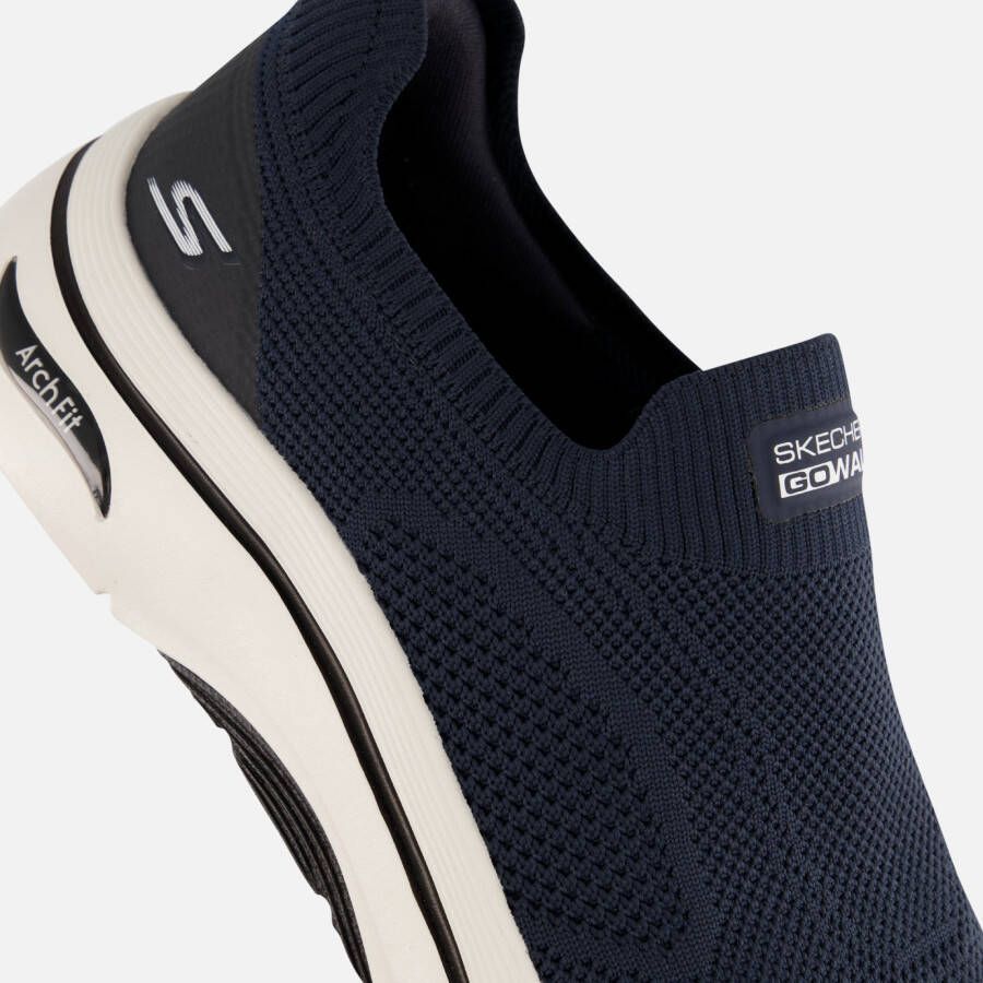 Skechers Go Walk Arch Fit Slip ins blauw
