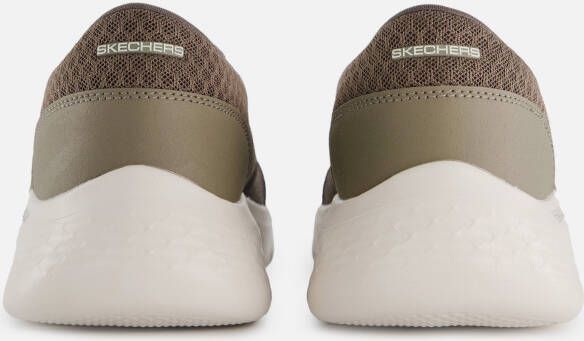 Skechers Go Walk Flex khaki Instappers groen