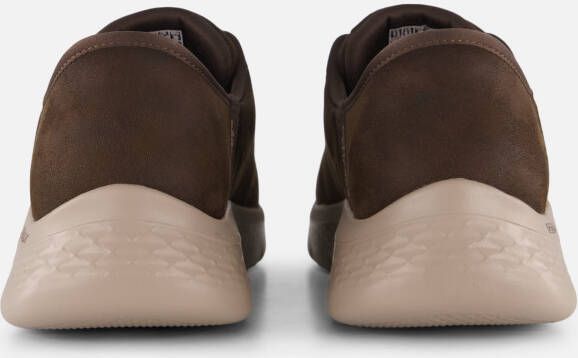 Skechers Go Walk Flex Slip-ins bruin Leer