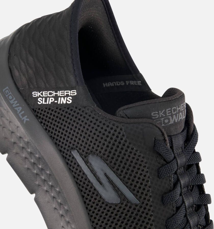 Skechers Go Walk Flex Slip-ins zwart Textiel