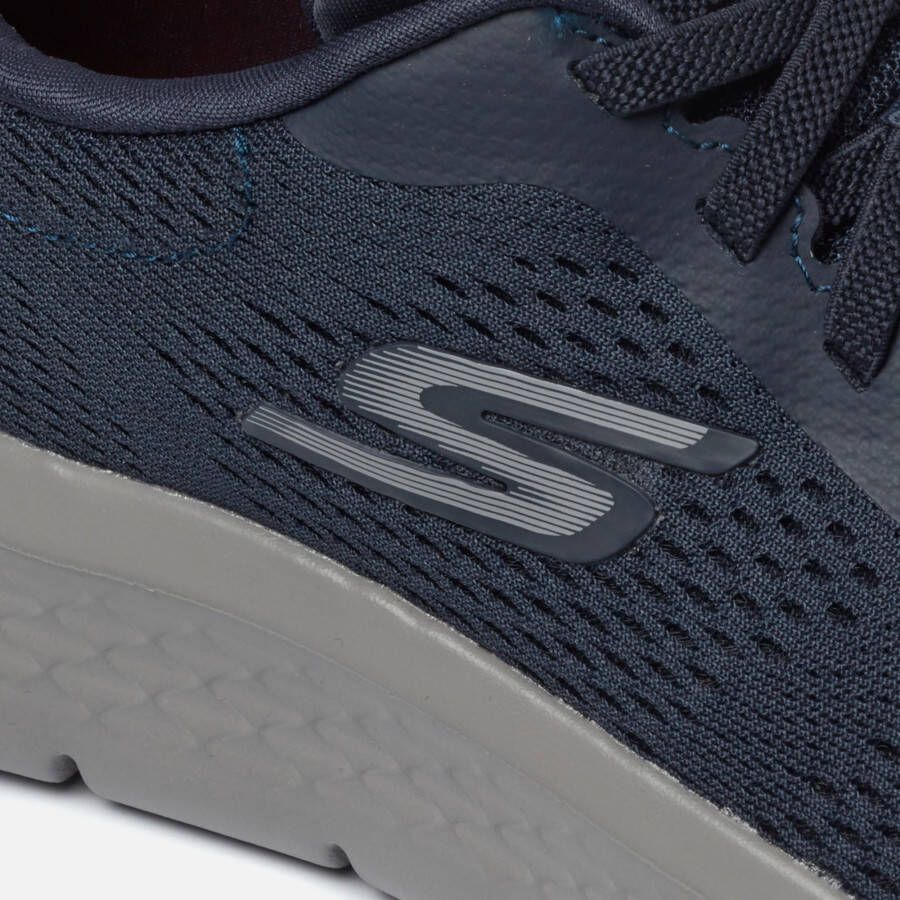 Skechers Go Walk Flex Sneakers blauw Textiel
